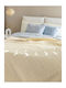 Palamaiki Pitha Coverlet Single Microfiber Beige 160x240cm