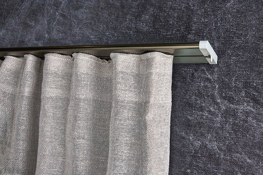Anartisi Phantom One-Way Aluminum Curtain Track Silver 300cm A298318_11061