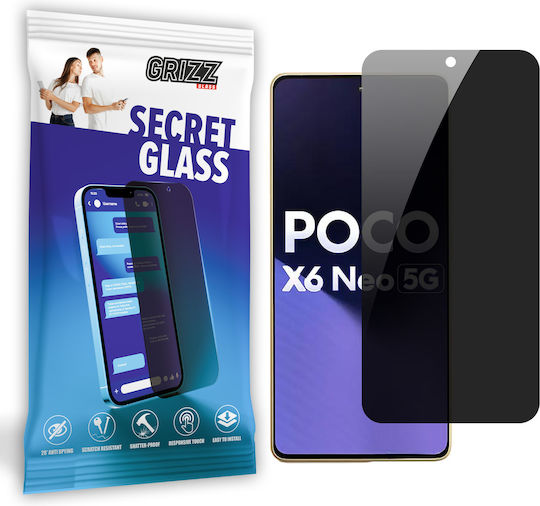 GrizzGlass Ceramic Privacy Screen Protector (Poco X6 Neo)