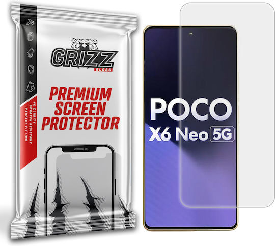 GrizzGlass Paperscreen Matt Displayschutzfolie (Poco X6 Neo)