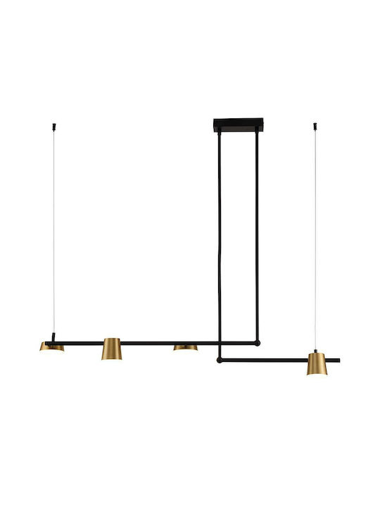 Zambelis Lights Pendant Light Rail Black