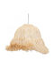 Atmosphera Raffia Κρεμαστό Φωτιστικό Μπεζ 55x45εκ.