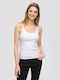 S.Oliver Damen Bluse Ärmellos White