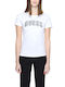 Guess Feminin Tricou Alb