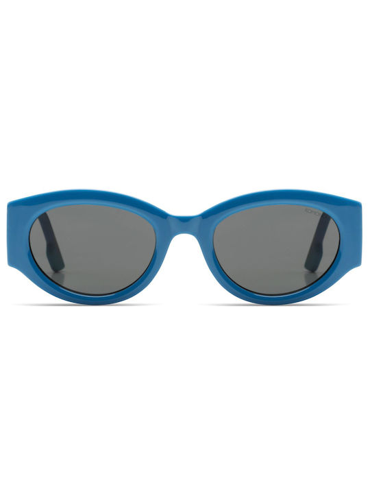 Komono Women's Sunglasses with Blue Plastic Frame and Gray Lens KOM-S6662