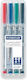 Staedtler Color Transparency Markers S Lumocolor 4pcs