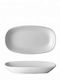 Ready Serving Platter Oval made of Porcelain White