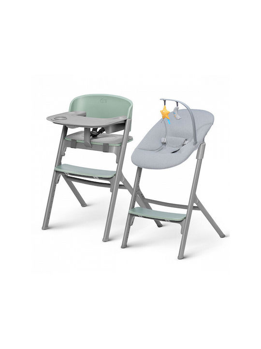 Kinderkraft Livy & Lounger Calmee Καρεκλάκι Φαγητού Olive Green