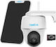 Reolink De Supraveghere Argus Pt IP Cameră de Supraveghere Wi-Fi 4K Rezistentă la apă Pe baterii