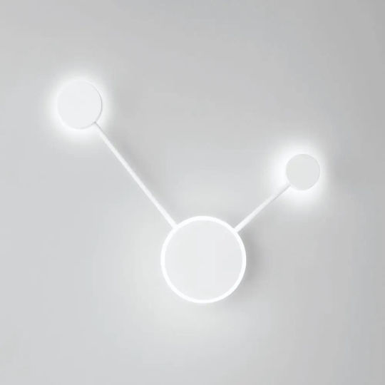 Fan Europe Modern Lamp Wall with Integrated LED and Adjustable White Light 33x6x45cm