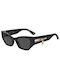 Moschino Sonnenbrillen mit Schwarz Rahmen und Schwarz Linse MOS159/S 807/IR