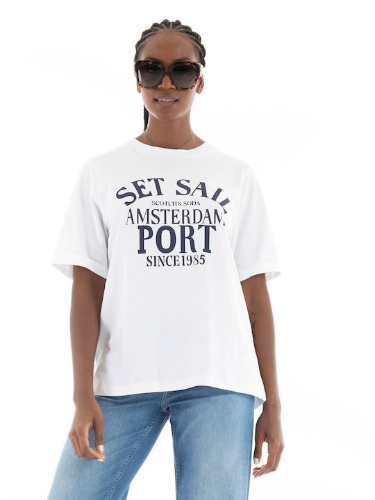 Scotch & Soda Women's T-shirt White