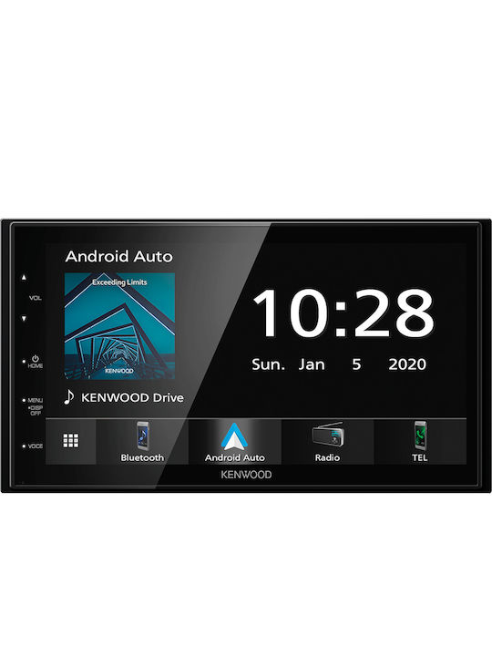 Kenwood Ηχοσύστημα Αυτοκινήτου (Bluetooth/USB/WiFi/GPS/Apple-Carplay/Android-Auto) με Οθόνη Αφής 6.8"