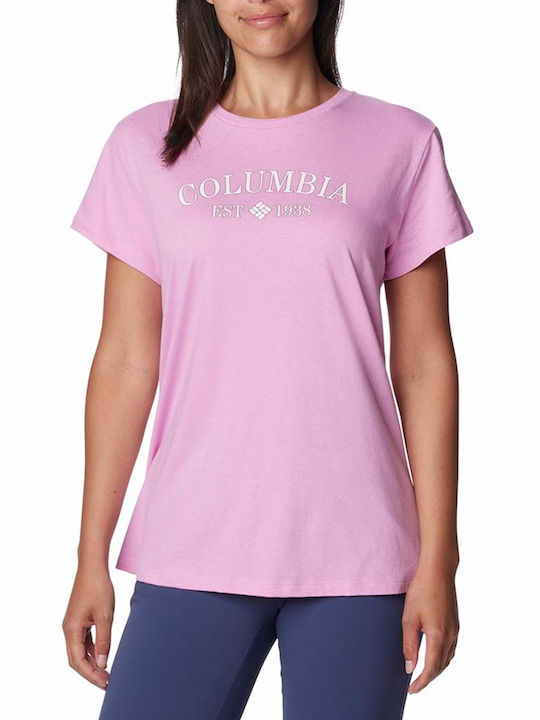 Columbia Trek Damen T-Shirt Fuchsia