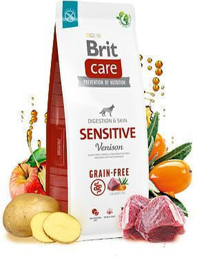 Brit Care Sensitive 3kg Trockenfutter für Hunde ohne Getreide