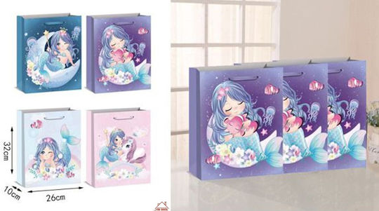 ForHome Paper Bag for Gift Multicolored 18x23x10cm. 12pcs