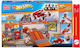 Hot Wheels Easter Candle with Toys Super Stunt Test Facility for Ages 5 and Up Mega Bloks