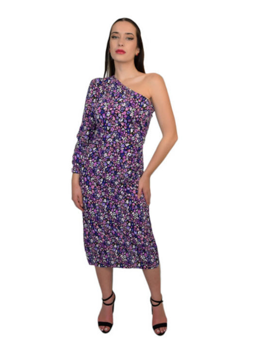 Morena Spain Midi Rochie purple