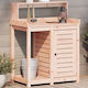vidaXL Decorative Workbench Garden Wooden 82.5c...