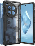 Ringke Fusion X Umschlag Rückseite Silikon / Kunststoff 2mm Schwarz (OnePlus 12R)