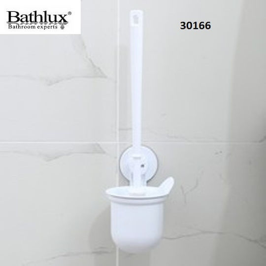 Bathlux Plastic Coș de gunoi pentru baie Alb