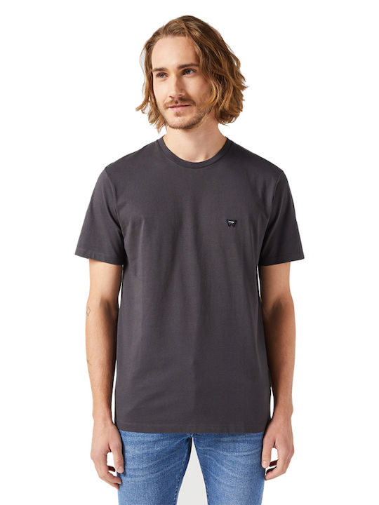 Wrangler Sign Off Herren T-Shirt Kurzarm Gray