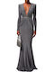 Maxi Kleid Gray