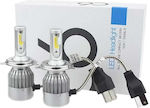 Tradesor Lamps Car H4 LED 6000K Cold White 8-48V 38W 2pcs