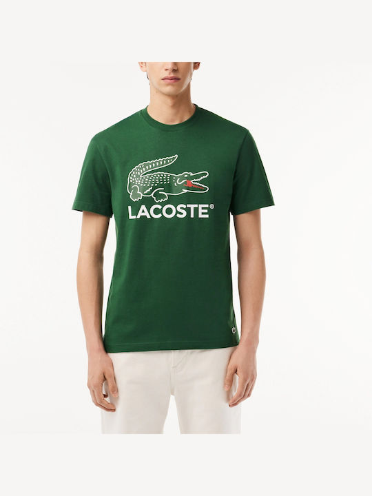 Lacoste Ανδρικό T-shirt Κοντομάνικο Pine Green