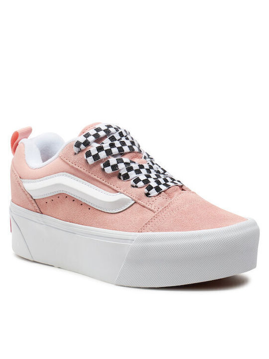 Vans Knu Stack Γυναικεία Sneakers Ροζ