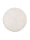 vidaXL Rug Round Shaggy Cream