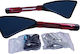 Motorcycle Mirrors 2pcs Red