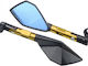 Motorcycle Mirrors 2pcs Gold