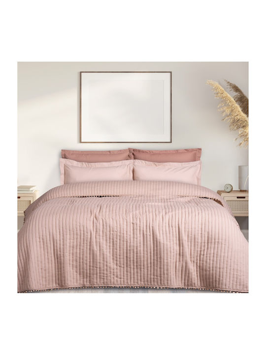 Das Home 9626 Κουβερλί Μονό Microfiber Σομόν 16...