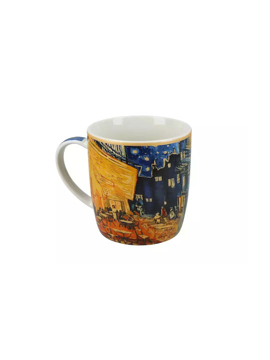 Carmani Tasse Metallisch Van Gogh Cafe Tarrace 450ml 1Stück