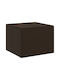 vidaXL Outdoor Storage Box 291lt Brown L80xW75xH59cm