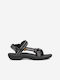 Teva Damen Flache Sandalen in Schwarz Farbe