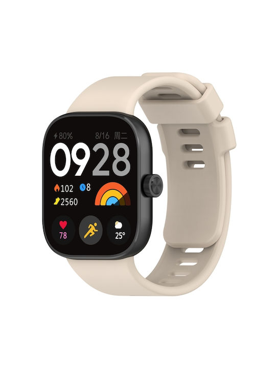 Silikonarmband für Xiaomi Redmi Watch 4 Beige