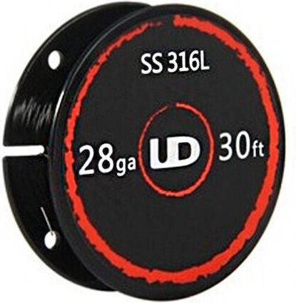UD SS 316 Σύρμα για D.I.Y. Ηλεκτρονικού Τσιγάρου 0,30mm 28 AWG 10m