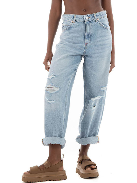 Gisanna Women's Jean Trousers in Relaxed Fit Light Blue
