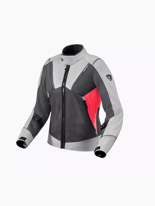 Rev'IT Airwave 4 Sommer Damen Motorradjacke Softshell Gray