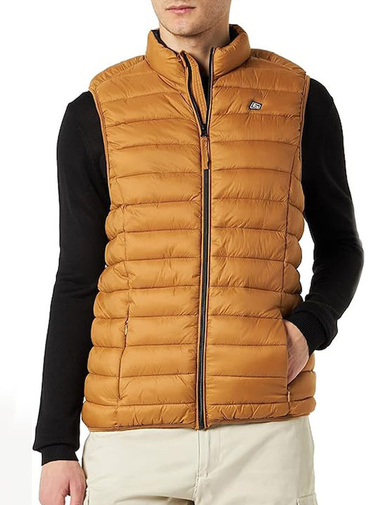 Blend Ärmellos Jacke Puffer Orange