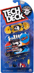 Tech Deck Pack 4 Stück Griffbrett Blind 9.6cm