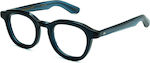 Moscot Plastic Eyeglass Frame Black DAHVEN