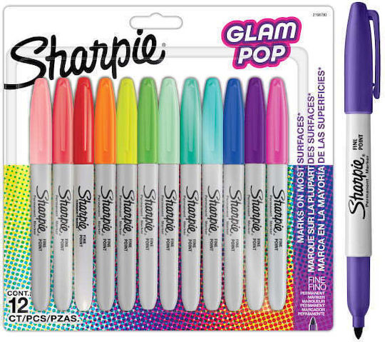 Sharpie Markere de Desen 0.9mm Set 12buc