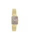 Oozoo Vintage Watch with Gold Metal Bracelet