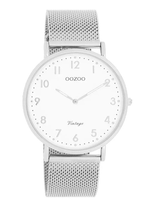 Oozoo Vintage Γυναικείο Ρολόι 40mm Μπαταρίας με...