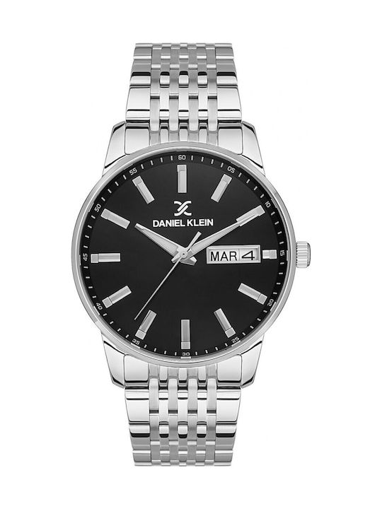 Daniel Klein Uhr mit Silber / Silber Metallarmband