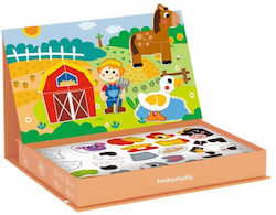 Tooky Toys Joc de construcție magnetic Φάρμα