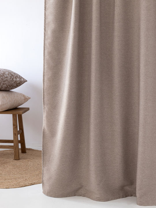 Palamaiki Curtain with Grommet Cress Beige 140x...